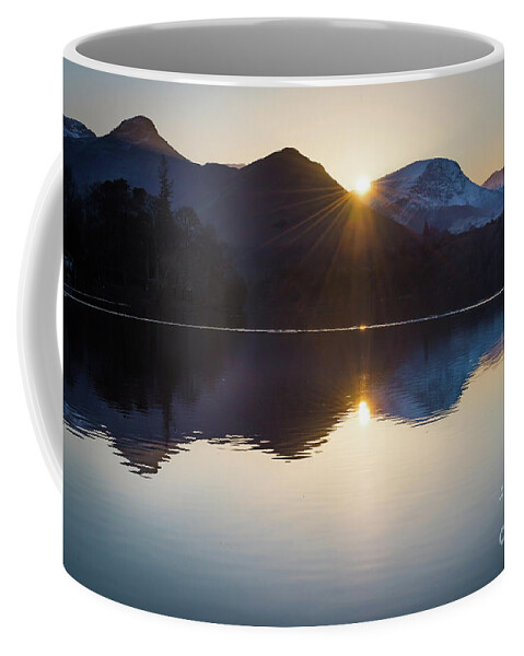 Sunset Coffee Mug featuring the photograph Stillwater Sunet by Perry Rodriguez