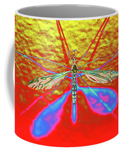 Mosquito Coffee Mug featuring the digital art Stinger by Larry Beat