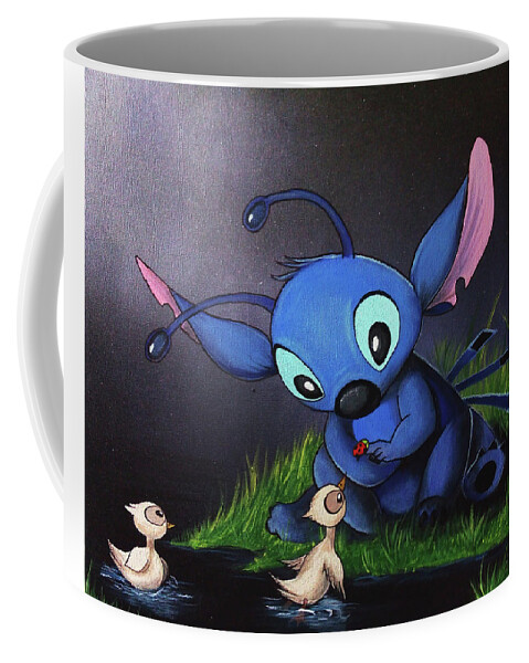 Disney Stitch Animation Sketch Ceramic Coffee Mug New 