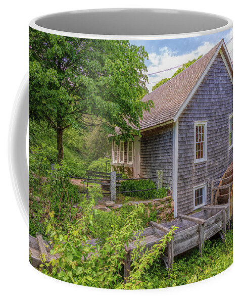Cape Cod Coffee Mug featuring the photograph Stony Brook Grist Mill and Museum by Rod Best