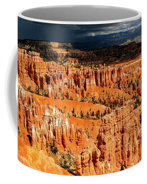 Bryce Coffee Mug featuring the photograph Distant Thunder - Bryce Canyon National Park. Utah by Earth And Spirit