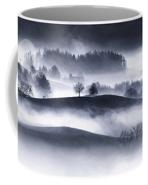 Storm Coffee Mug featuring the photograph Stormy Night by Andrea Kollo