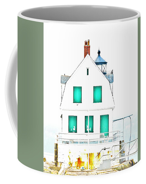 Rockland Coffee Mug featuring the photograph Straight On by Jeff Cooper