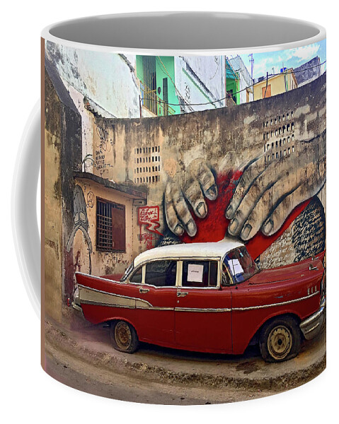 Cuba Coffee Mug featuring the photograph Out of Order by Kerry Obrist