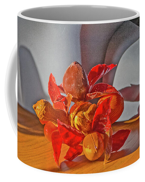 Stuff Reads Browns Yellows Shadows April 2016 2 4172020 5156 Coffee Mug featuring the photograph Stuff reads browns yellows shadows April 2016 2 4172020 5156 by David Frederick