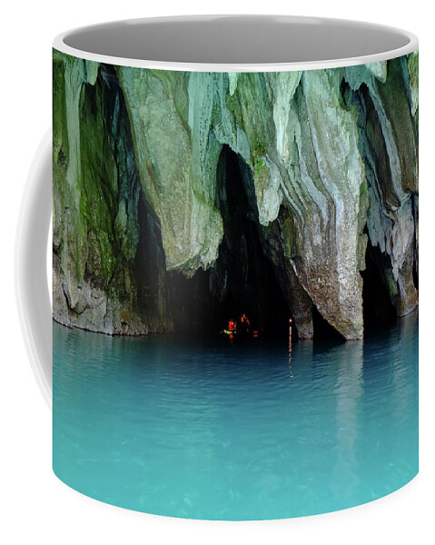 Philippines Coffee Mug featuring the photograph Subterranean River National Park by Arj Munoz