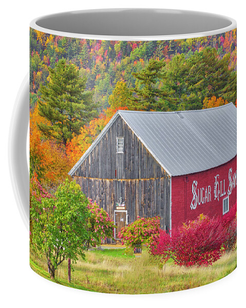 Sugar Hill Sampler Coffee Mug featuring the photograph Sugar Hill Sampler New Hampshire White Mountains by Juergen Roth