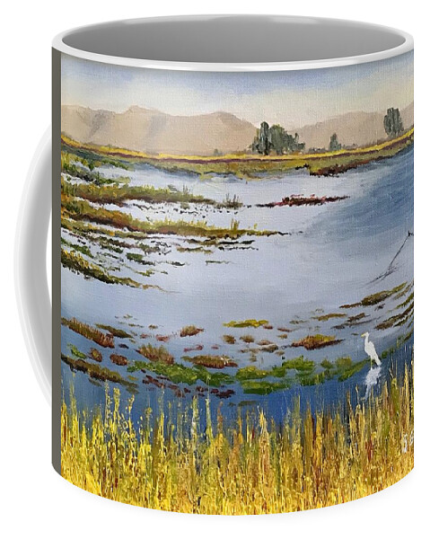 Suisun Bay Coffee Mug featuring the painting Suisun Bay by Shawn Smith