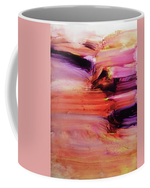 Abstract Art Coffee Mug featuring the painting Summation Occurrence by Rodney Frederickson