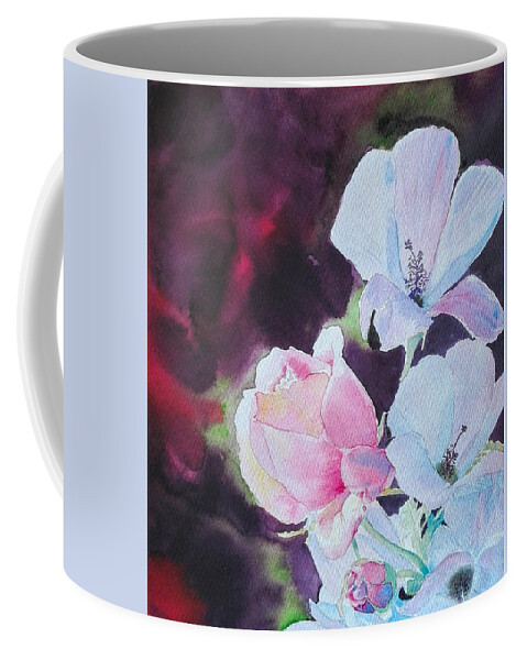 Flowers Coffee Mug featuring the painting Summer Blooms by Sandie Croft