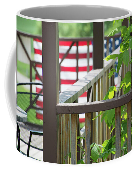 Flag Coffee Mug featuring the photograph Summer Flag by Bruce Gourley