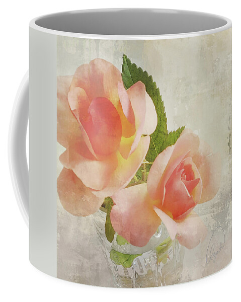 Floral Coffee Mug featuring the photograph Summer Roses 2 by Karen Lynch