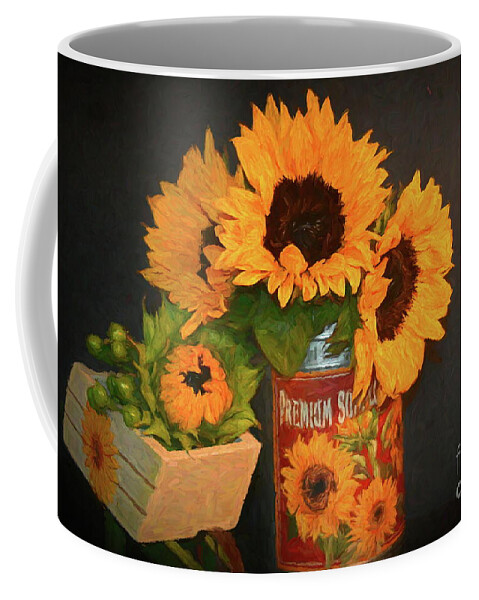 Sunflowers Coffee Mug featuring the photograph Summer Texas Flower by Diana Mary Sharpton