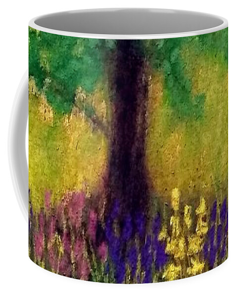 Summer Coffee Mug featuring the painting Summer Tree by Vallee Johnson