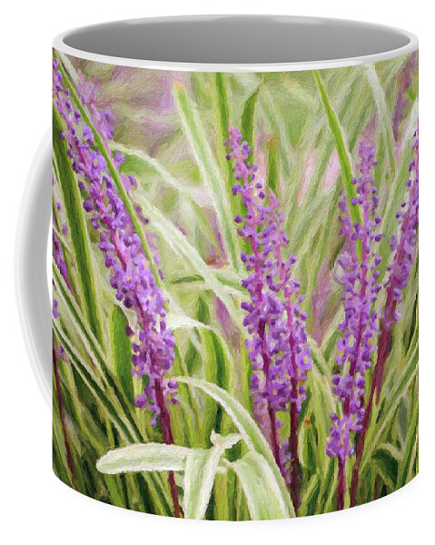 Purple Coffee Mug featuring the photograph Summer Wildflowers by Carolyn Ann Ryan