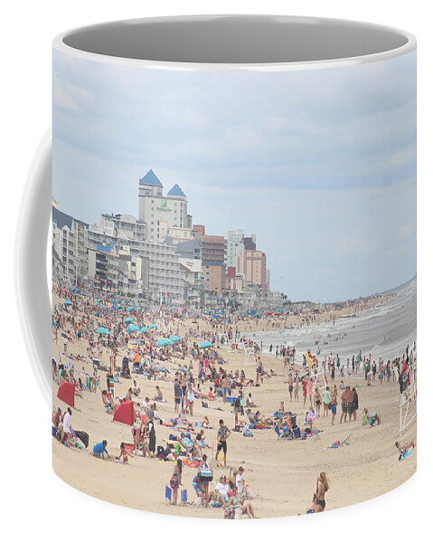 Beach Coffee Mug featuring the photograph Summertime On The Beach by Robert Banach