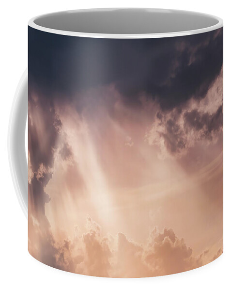 Cloud Coffee Mug featuring the photograph Sun Rays by Allin Sorenson