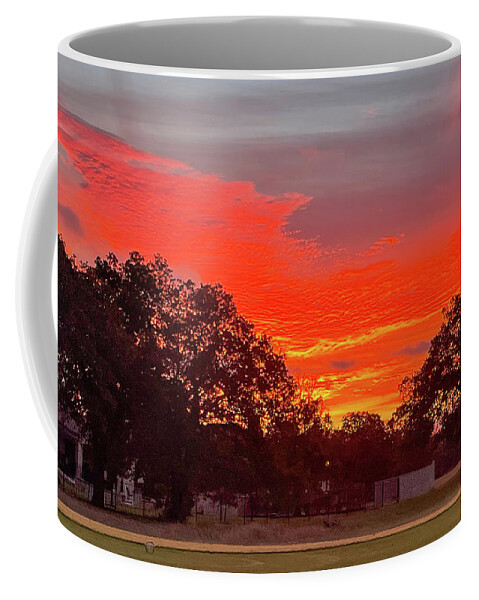 Cimarron Hills Golf Sunrise Coffee Mug featuring the photograph Sun Rise - 1st hole Cimarron Hills CC by John Johnson