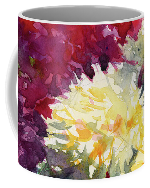 Face Mask Coffee Mug featuring the painting Sunday Afternoon by Lois Blasberg