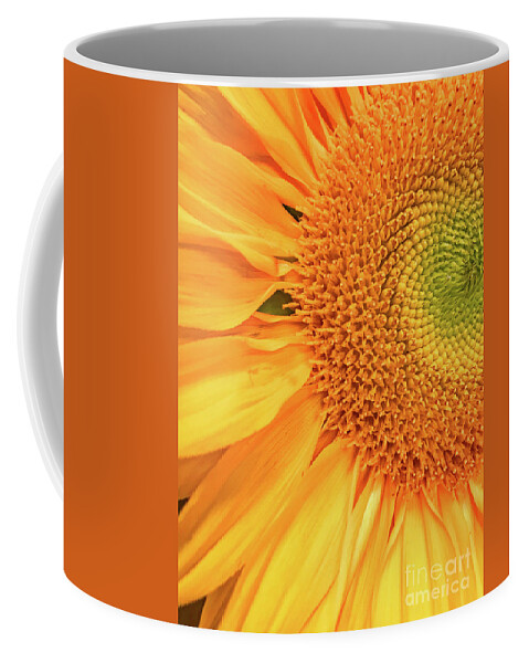 Photograph Coffee Mug featuring the painting Sunflower Light Sunflower Bright by Sherrell Rodgers