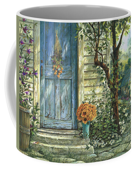 Michael Humphries Coffee Mug featuring the painting Sunflowers by Michael Humphries
