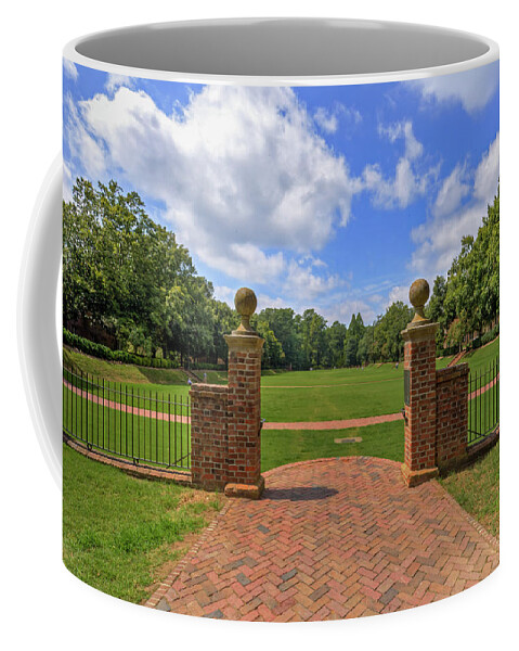 William & Mary Coffee Mug featuring the photograph Sunken Garden at William and Mary by Jerry Gammon