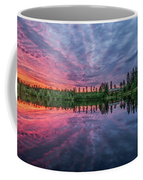 Sunrise Coffee Mug featuring the photograph Sunrise at 2am by Thomas Kast