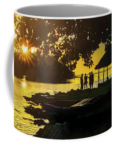 Sunrise Coffee Mug featuring the photograph Sunrise At The Bay Of Pigs by Chris Lord