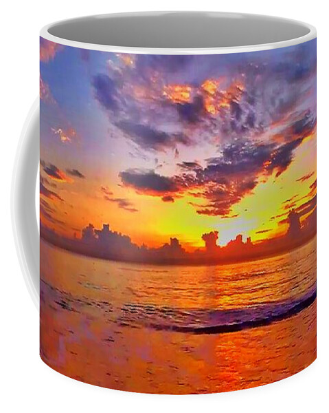 Sunrise Coffee Mug featuring the photograph Sunrise Beach 14 by Rip Read