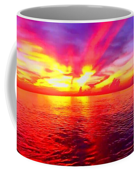 Sunrise Coffee Mug featuring the photograph Sunrise Beach 372 by Rip Read