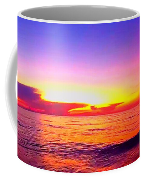 Sunrise Coffee Mug featuring the photograph Sunrise Beach 45 by Rip Read