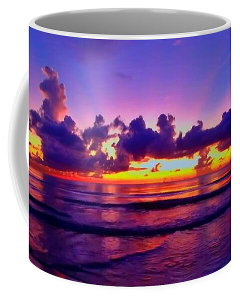 Sunrise Coffee Mug featuring the photograph Sunrise Beach 475 by Rip Read