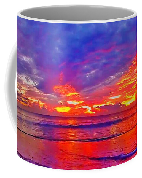 Sunrise Coffee Mug featuring the photograph Sunrise Beach 639 by Rip Read