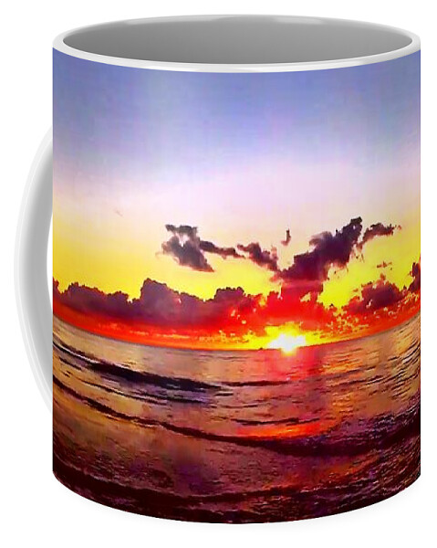 Sunrise Coffee Mug featuring the photograph Sunrise Beach 789 by Rip Read