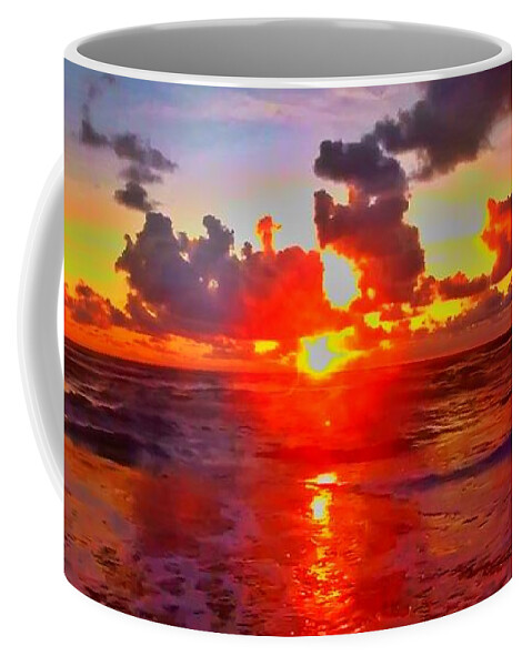 Sunrise Coffee Mug featuring the photograph Sunrise Beach 856 by Rip Read