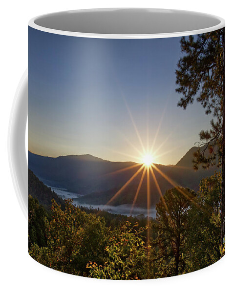 Sunrise Coffee Mug featuring the photograph Sunrise In The Smokies 2 by Phil Perkins