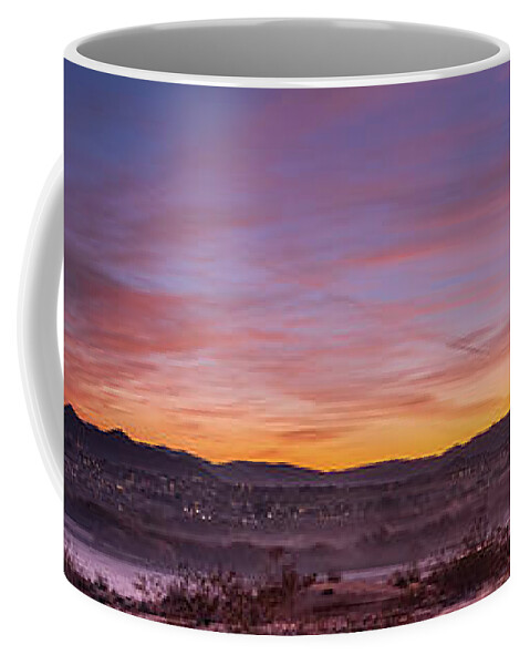  Coffee Mug featuring the photograph Sunrise Mist by Daniel Hayes