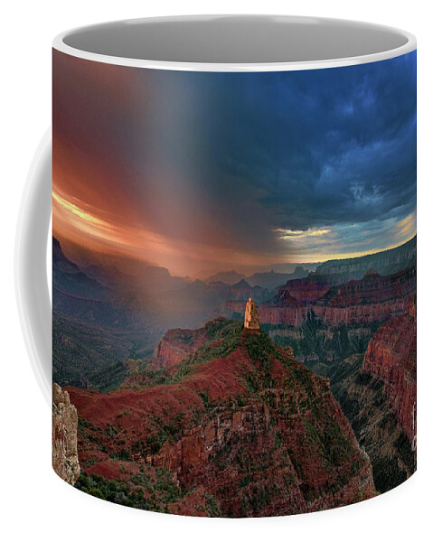 Dave Welling Coffee Mug featuring the photograph Sunrise North Rim Grand Canyon Arizona by Dave Welling
