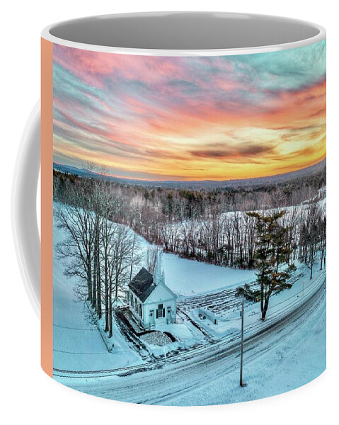 Coffee Mug featuring the photograph Sunrise on Salmon Falls Road by John Gisis