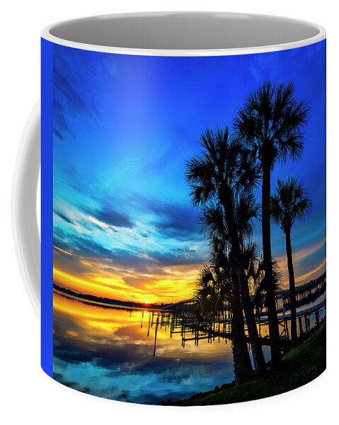 Florida Coffee Mug featuring the photograph Sunrise on the St. Johns River by Andy Crawford