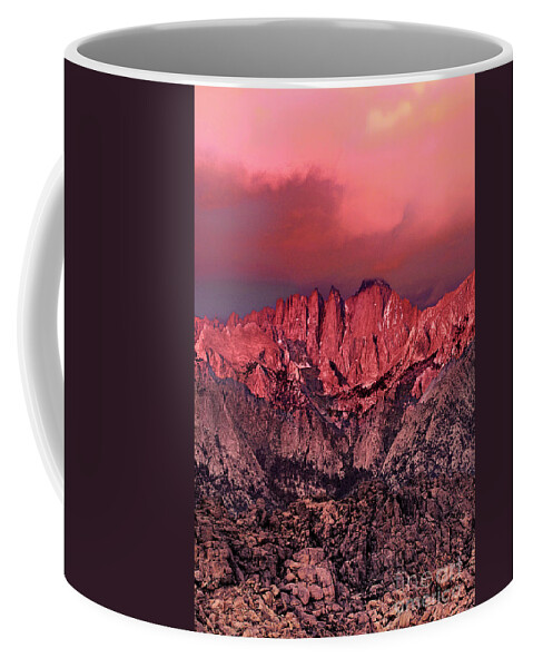 Dave Welling Coffee Mug featuring the photograph Sunrise Storm Clouds Alabama Hills California by Dave Welling