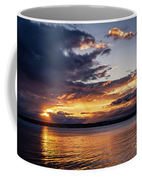Storm Coffee Mug featuring the photograph Sunrise Storm by William Norton