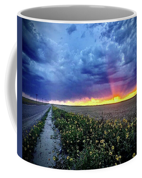 Sunset Coffee Mug featuring the photograph Sunset 3 by Julie Powell