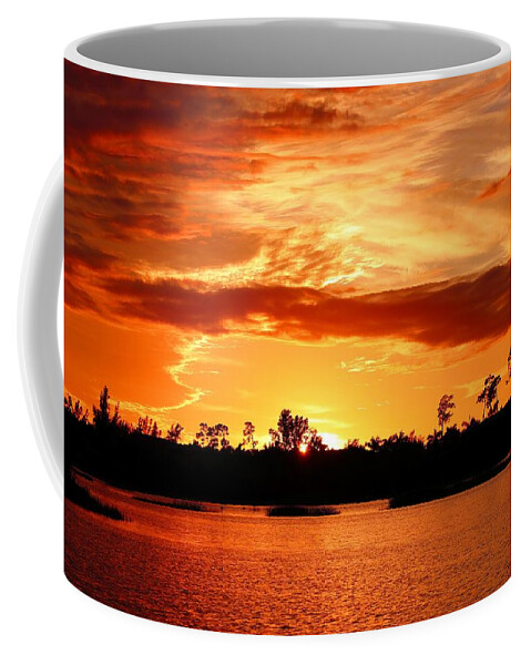 Sunset Coffee Mug featuring the photograph Sunset 4 by Mingming Jiang