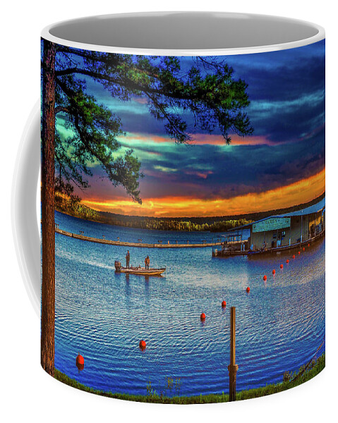 Sunset Coffee Mug featuring the photograph Sunset at DeGray Lake State Park by James C Richardson