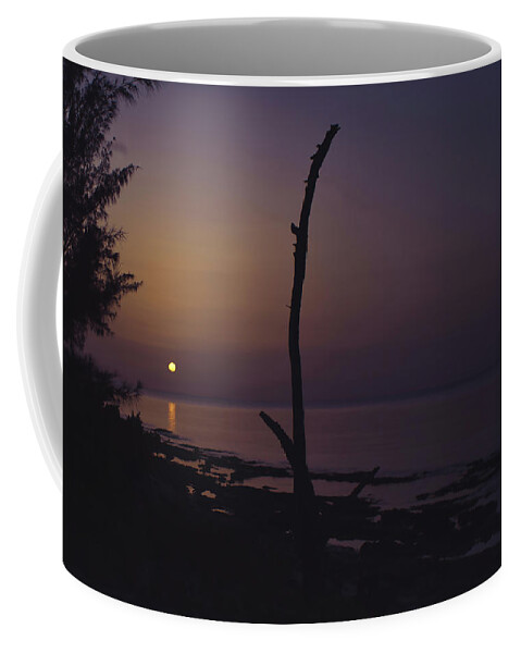 Sunset Art Coffee Mug featuring the photograph Sunset at Jaws Beach 1 by Gian Smith