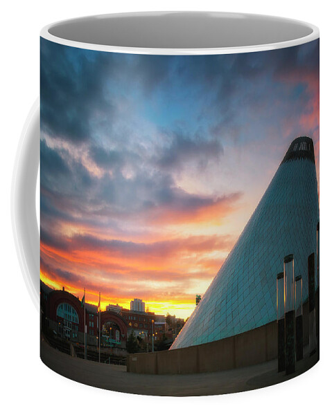 Museum Of Glass Coffee Mug featuring the photograph Sunset at the Museum of Glass by Ryan Manuel