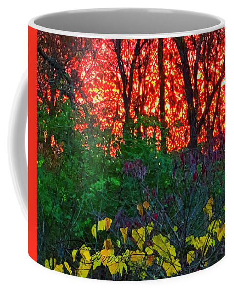 Sunsets Coffee Mug featuring the photograph Sunset Burst 2020 by Ruben Carrillo
