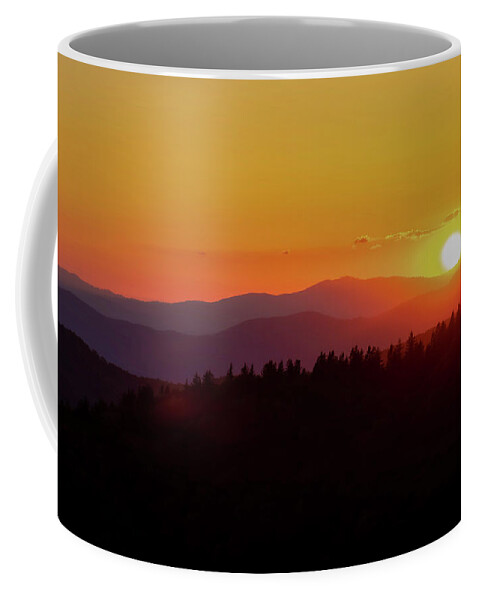 Mountain Coffee Mug featuring the photograph Sunset for the Win by Go and Flow Photos