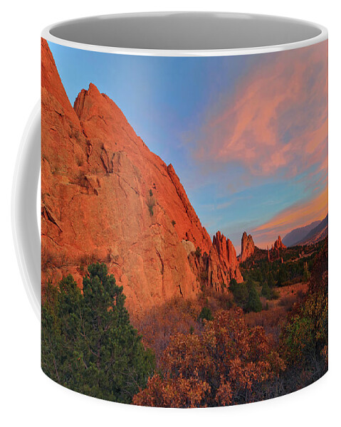 Sunset Coffee Mug featuring the photograph Sunset, Garden of the Gods by Bob Falcone